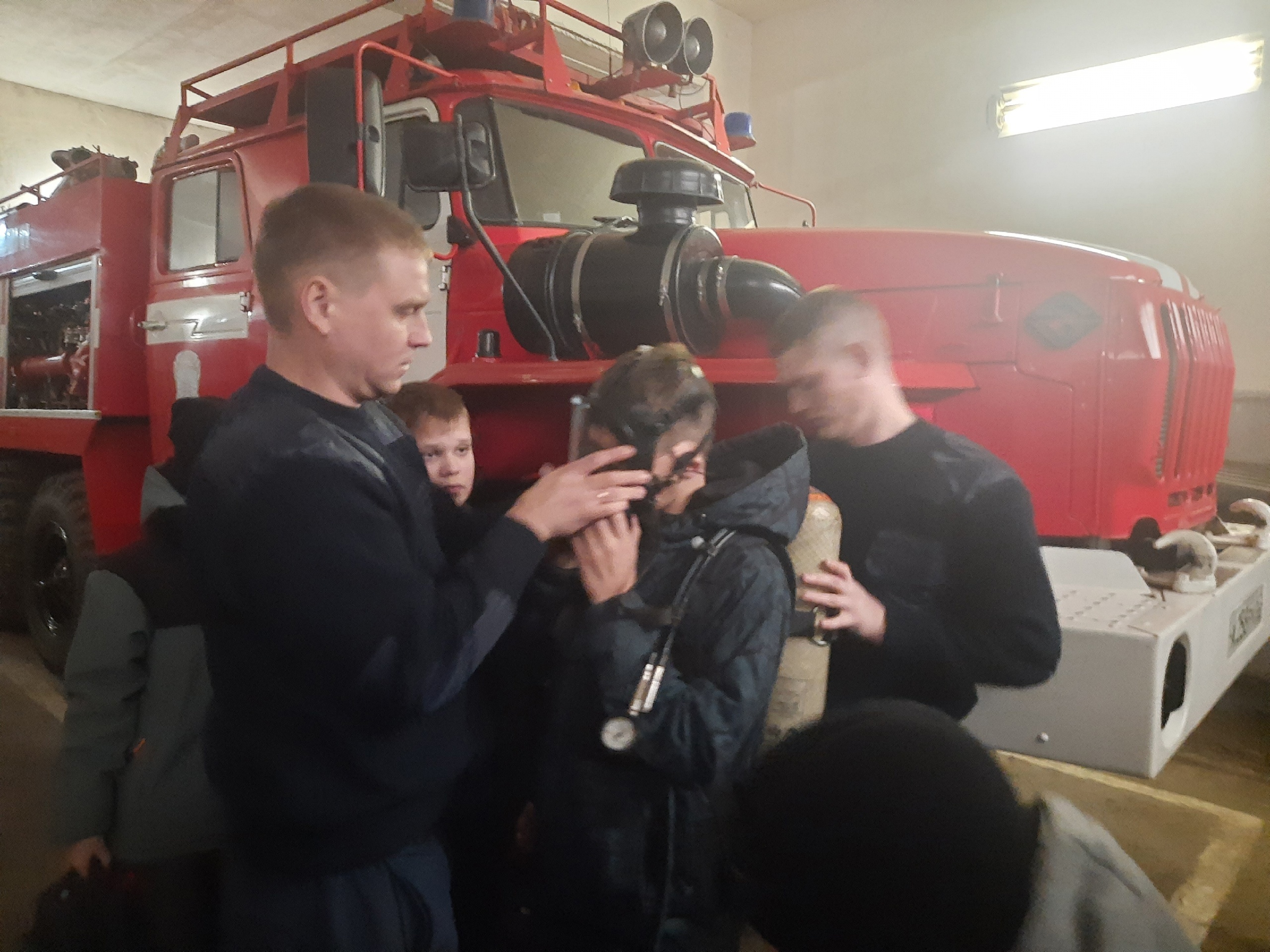 Экскурсия в пожарную часть.