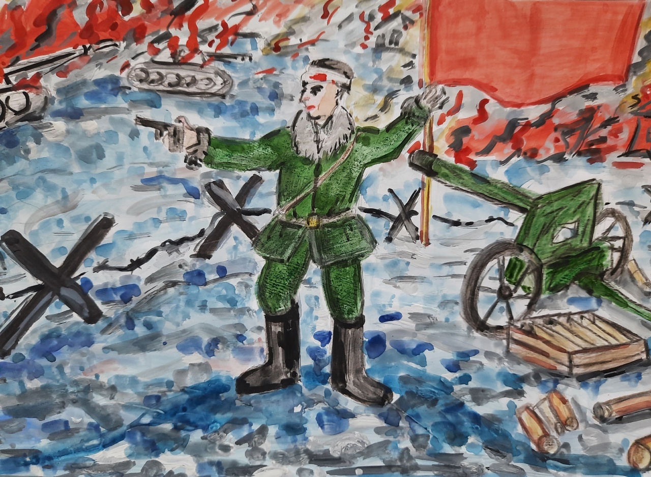 Рисунок на тему воинская слава отечества